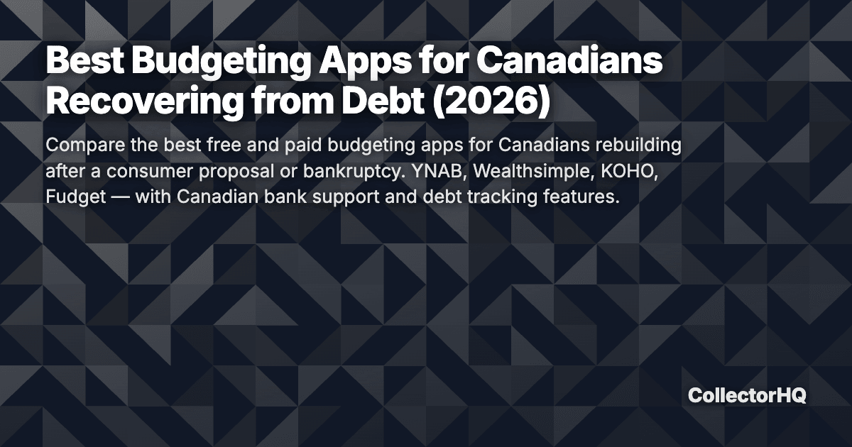 Best Budgeting Apps for Canadians Recovering from Debt (2026)