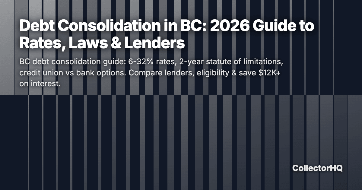 Debt Consolidation in BC: 2026 Guide to Rates, Laws & Lenders